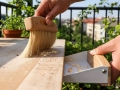 Table dustpan and brush